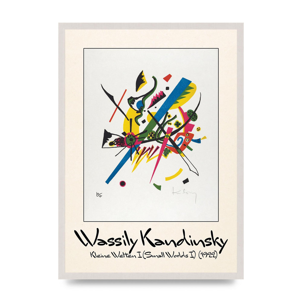 Wassily Kandinsky Kleine Welten I Small Worlds I 1922 Art For The Home - A2 framed