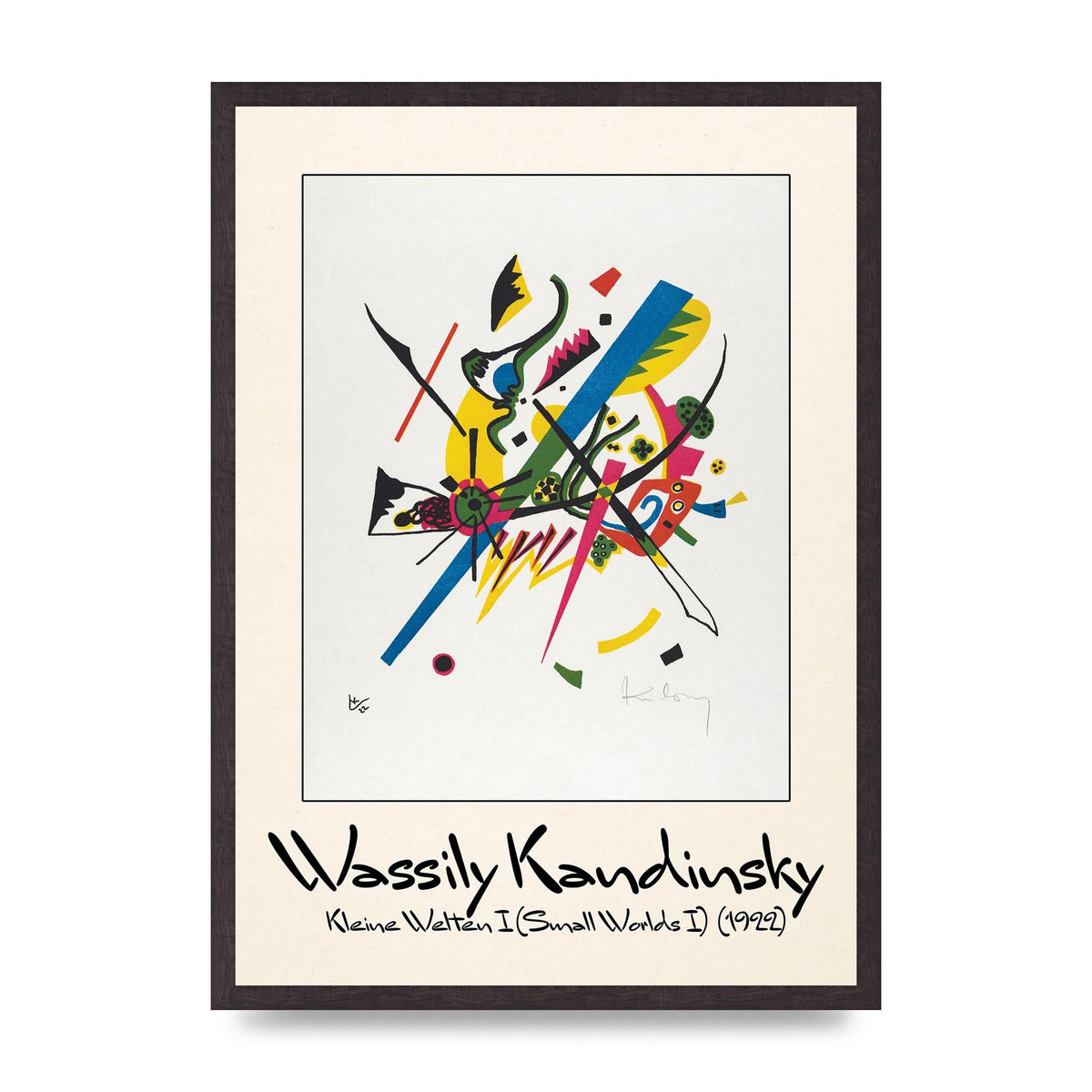 Wassily Kandinsky Kleine Welten I Small Worlds I 1922 Art For The Home - A2 framed