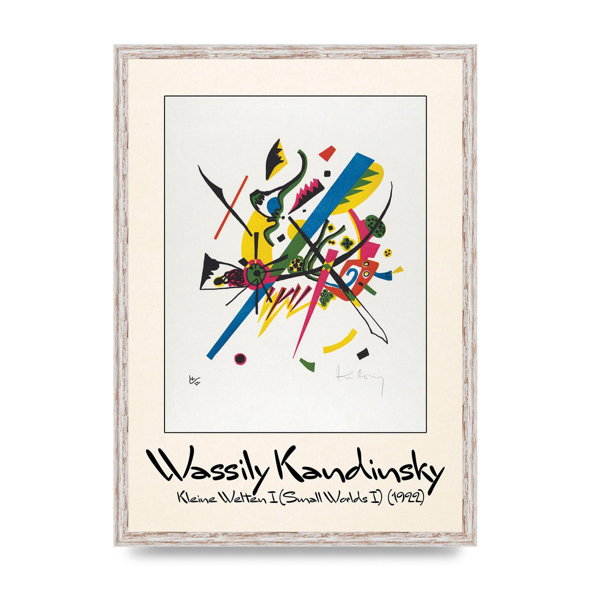 Wassily Kandinsky Kleine Welten I Small Worlds I 1922 Art For The Home - A2 framed
