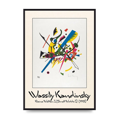 Wassily Kandinsky Kleine Welten I Small Worlds I 1922 Art For The Home - A2 framed