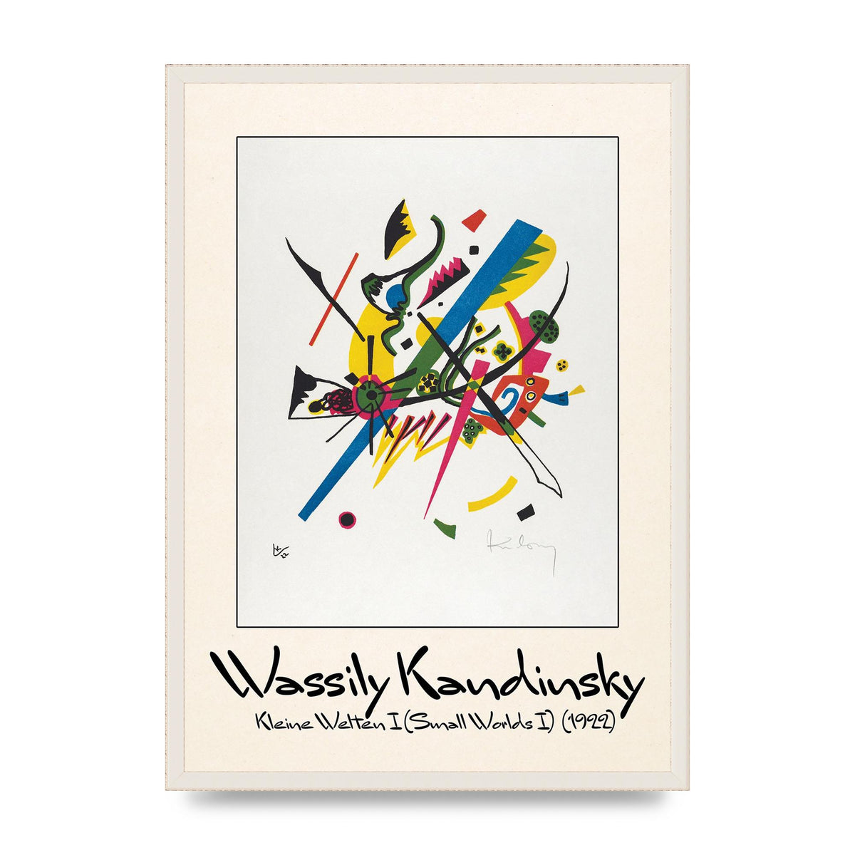 Wassily Kandinsky Kleine Welten I Small Worlds I 1922 Art For The Home - A2 framed