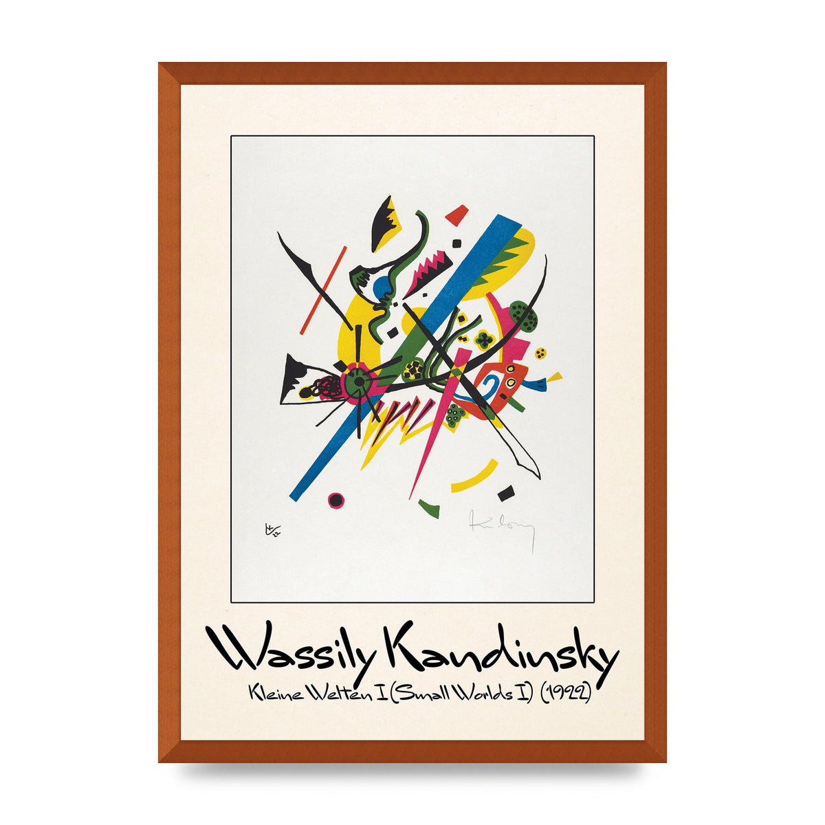 Wassily Kandinsky Kleine Welten I Small Worlds I 1922 Art For The Home - A2 framed