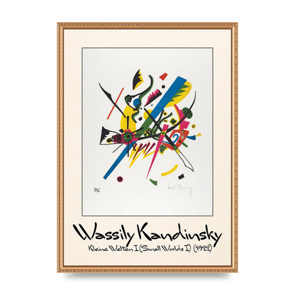 Wassily Kandinsky Kleine Welten I Small Worlds I 1922 Art For The Home - A2 framed