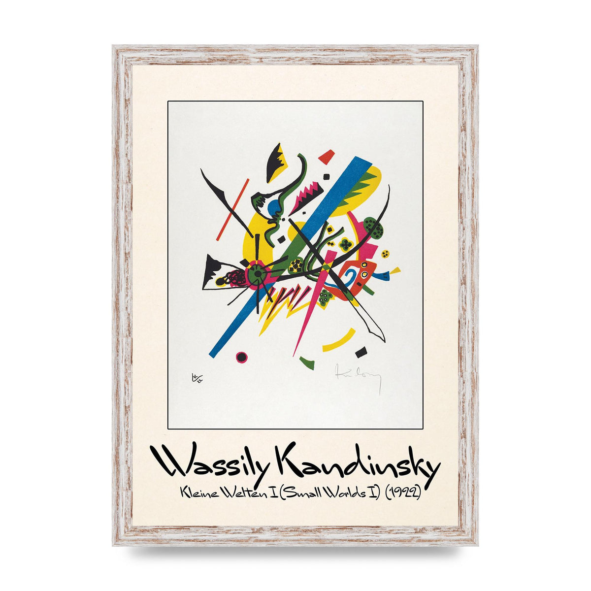 Wassily Kandinsky Kleine Welten I Small Worlds I 1922 Art For The Home - A3 framed