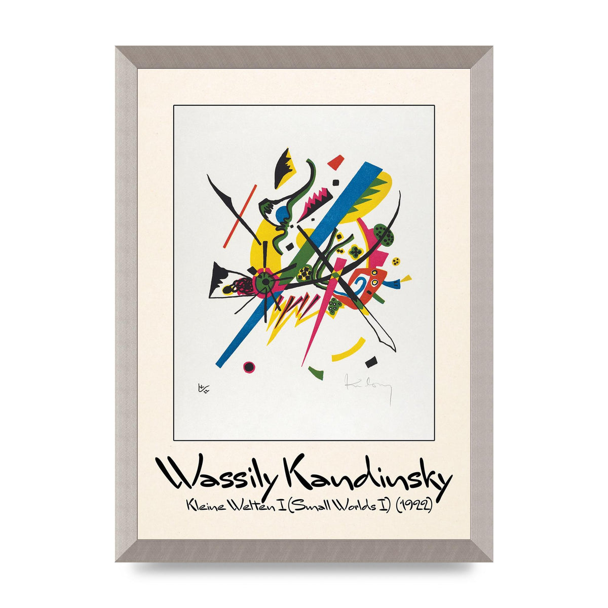 Wassily Kandinsky Kleine Welten I Small Worlds I 1922 Art For The Home - A3 framed