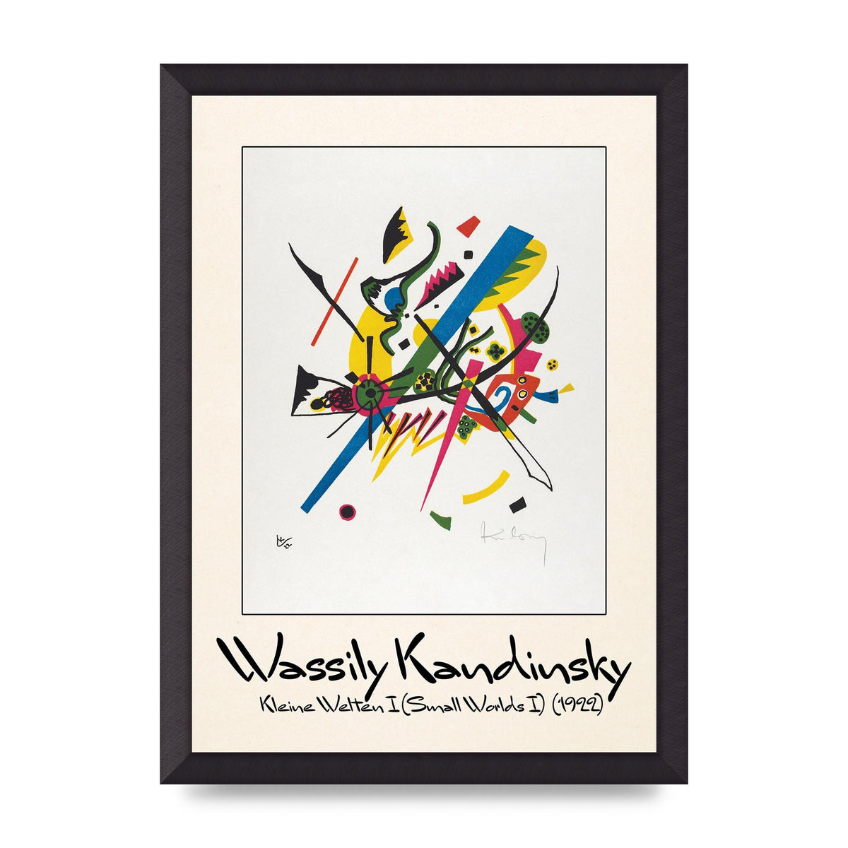 Wassily Kandinsky Kleine Welten I Small Worlds I 1922 Art For The Home - A3 framed