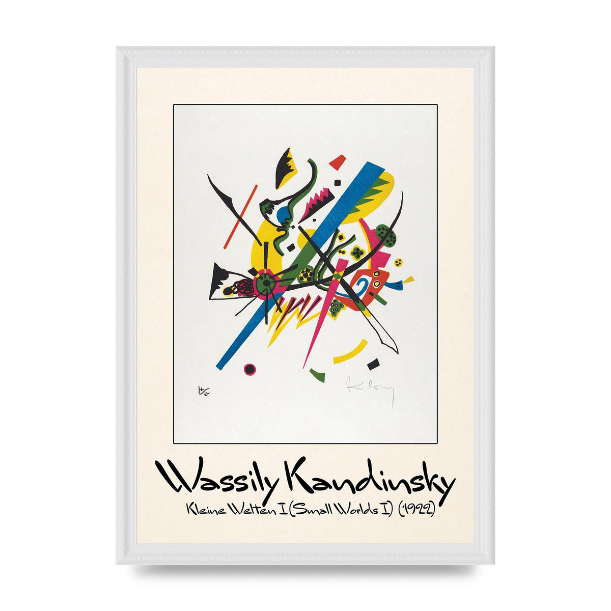 Wassily Kandinsky Kleine Welten I Small Worlds I 1922 Art For The Home - A3 framed