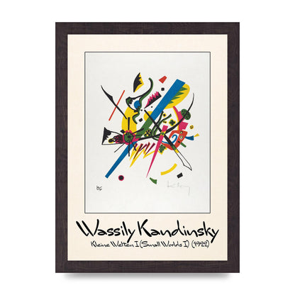 Wassily Kandinsky Kleine Welten I Small Worlds I 1922 Art For The Home - A4 framed