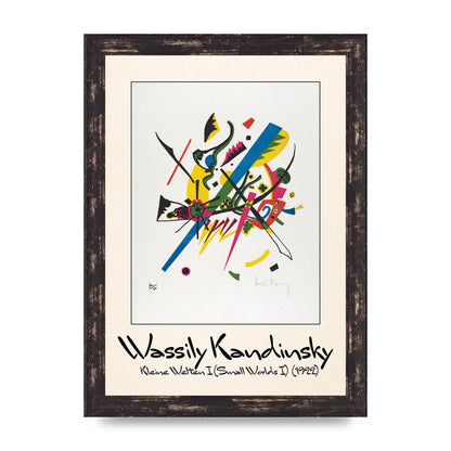 Wassily Kandinsky Kleine Welten I Small Worlds I 1922 Art For The Home - A4 framed