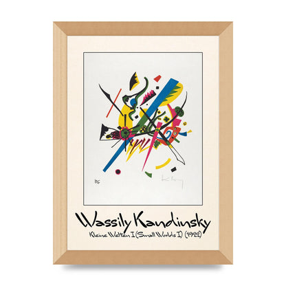 Wassily Kandinsky Kleine Welten I Small Worlds I 1922 Art For The Home - A4 framed