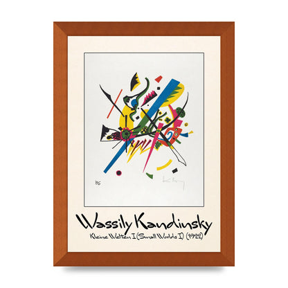 Wassily Kandinsky Kleine Welten I Small Worlds I 1922 Art For The Home - A4 framed