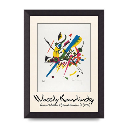 Wassily Kandinsky Kleine Welten I Small Worlds I 1922 Art For The Home - A4 framed