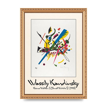 Wassily Kandinsky Kleine Welten I Small Worlds I 1922 Art For The Home - A4 framed