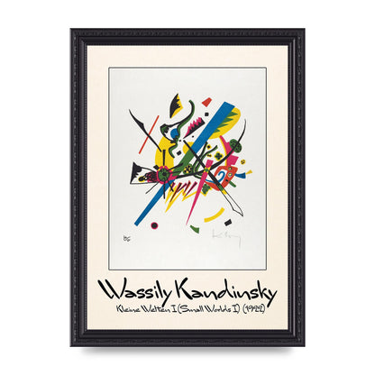 Wassily Kandinsky Kleine Welten I Small Worlds I 1922 Art For The Home - A4 framed