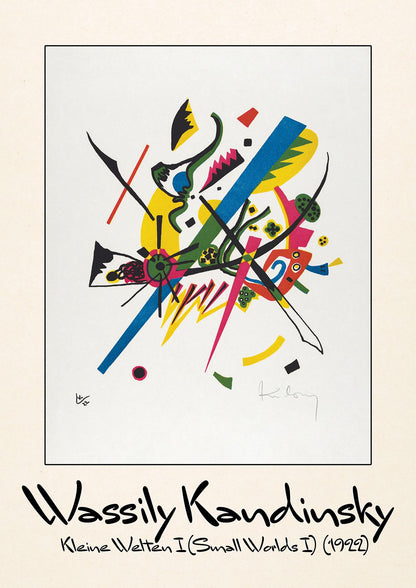 Wassily Kandinsky Kleine Welten I Small Worlds I 1922 Art For The Home - detail
