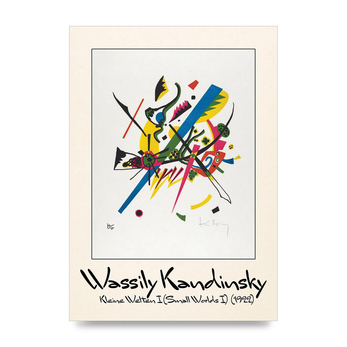 Wassily Kandinsky Kleine Welten I Small Worlds I 1922 Art For The Home - unframed print