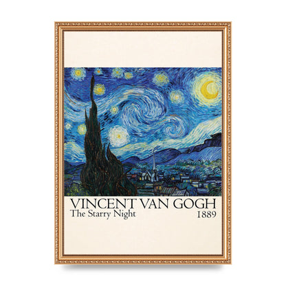 Vincent Van Gogh The Starry Night 1889 Art For The Home - A3 framed