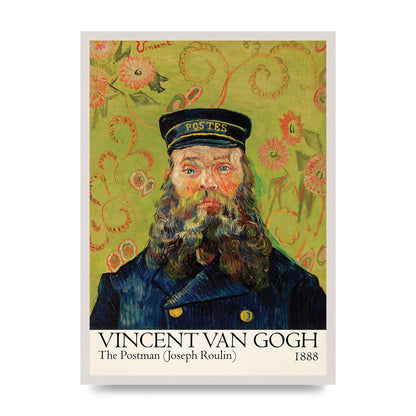 Vincent Van Gogh The Postman Joseph Roulin 1888 Wall Art - A2 framed