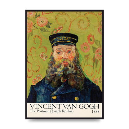 Vincent Van Gogh The Postman Joseph Roulin 1888 Wall Art - A2 framed