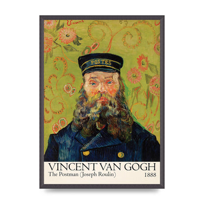 Vincent Van Gogh The Postman Joseph Roulin 1888 Wall Art - A2 framed