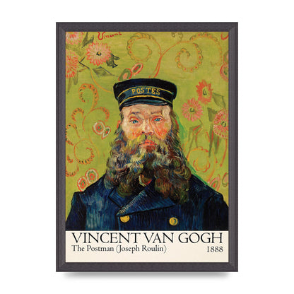Vincent Van Gogh The Postman Joseph Roulin 1888 Wall Art - A3 framed