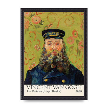 Vincent Van Gogh The Postman Joseph Roulin 1888 Wall Art - A3 framed