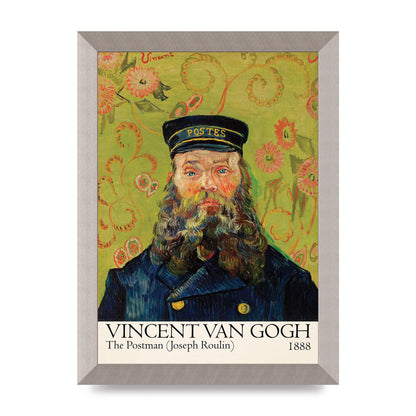 Vincent Van Gogh The Postman Joseph Roulin 1888 Wall Art - A4 framed
