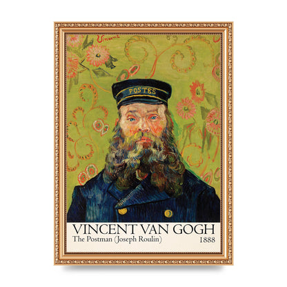 Vincent Van Gogh The Postman Joseph Roulin 1888 Wall Art - A4 framed