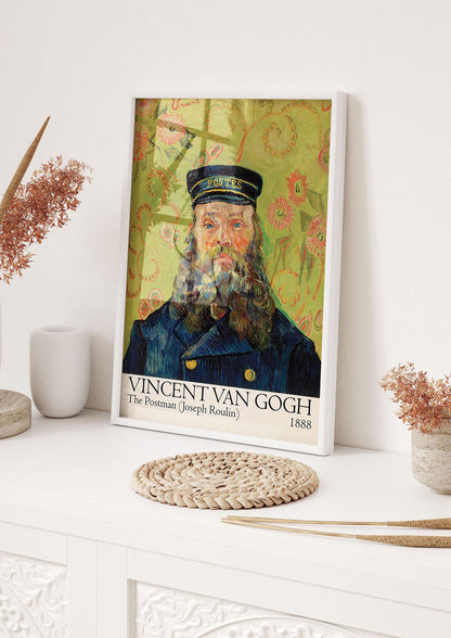 Vincent Van Gogh The Postman Joseph Roulin 1888 Wall Art - hall 1