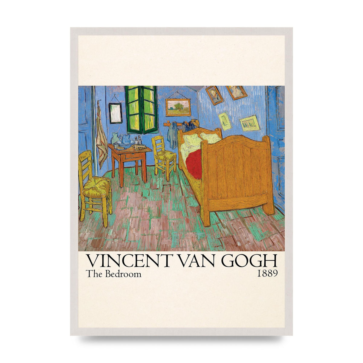 Vincent Van Gogh The Bedroom 1889 Art For The Home - A2 framed