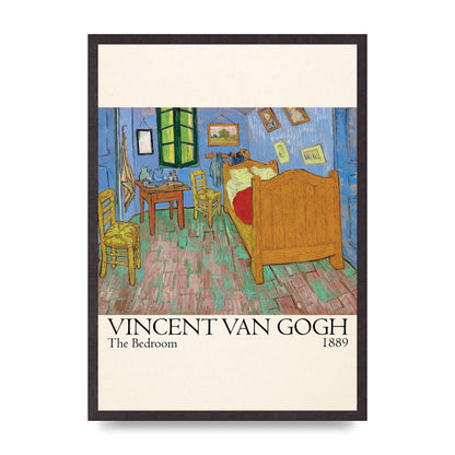 Vincent Van Gogh The Bedroom 1889 Art For The Home - A2 framed