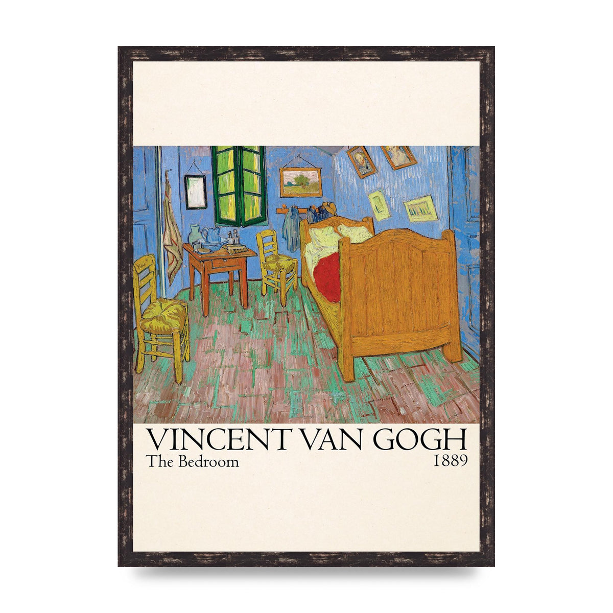 Vincent Van Gogh The Bedroom 1889 Art For The Home - A2 framed