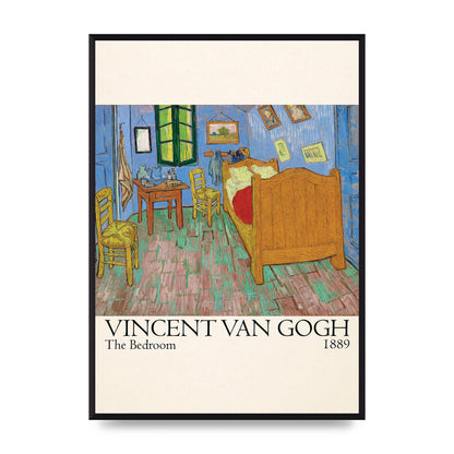 Vincent Van Gogh The Bedroom 1889 Art For The Home - A2 framed