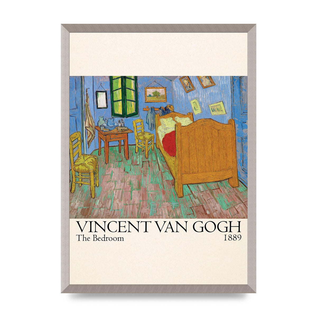 Vincent Van Gogh The Bedroom 1889 Art For The Home - A2 framed