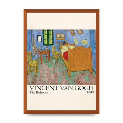Vincent Van Gogh The Bedroom 1889 Art For The Home - A2 framed