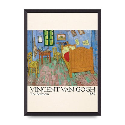 Vincent Van Gogh The Bedroom 1889 Art For The Home - A2 framed