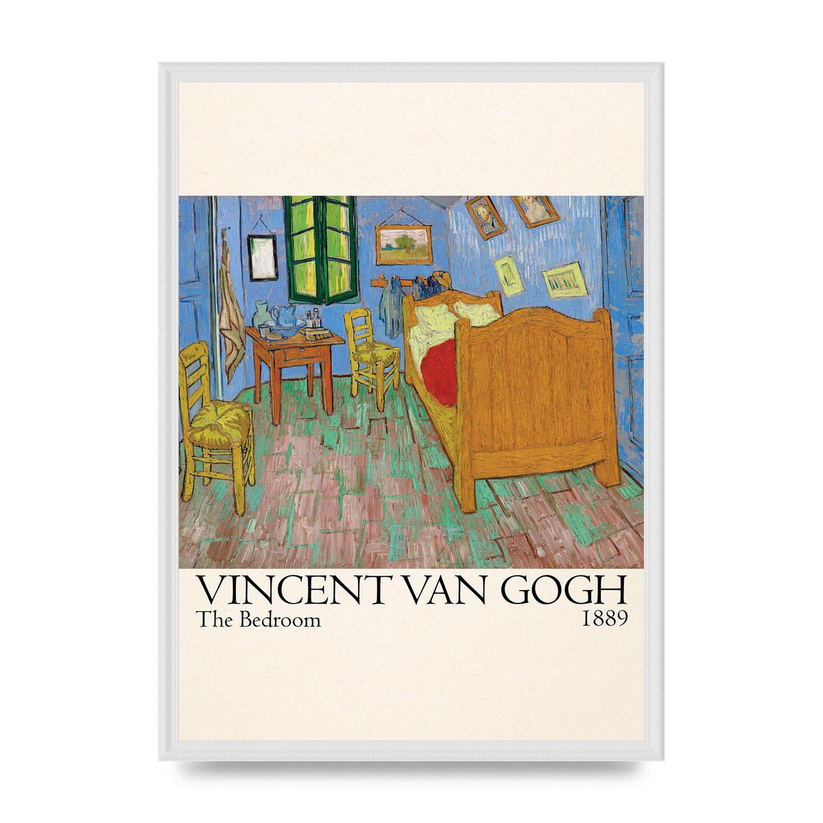 Vincent Van Gogh The Bedroom 1889 Art For The Home - A2 framed