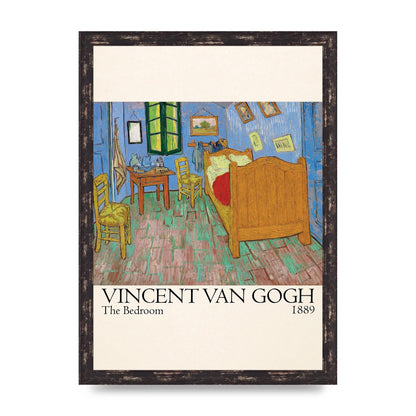 Vincent Van Gogh The Bedroom 1889 Art For The Home - A3 framed