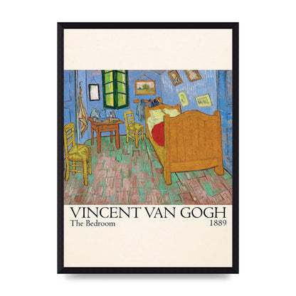 Vincent Van Gogh The Bedroom 1889 Art For The Home - A3 framed