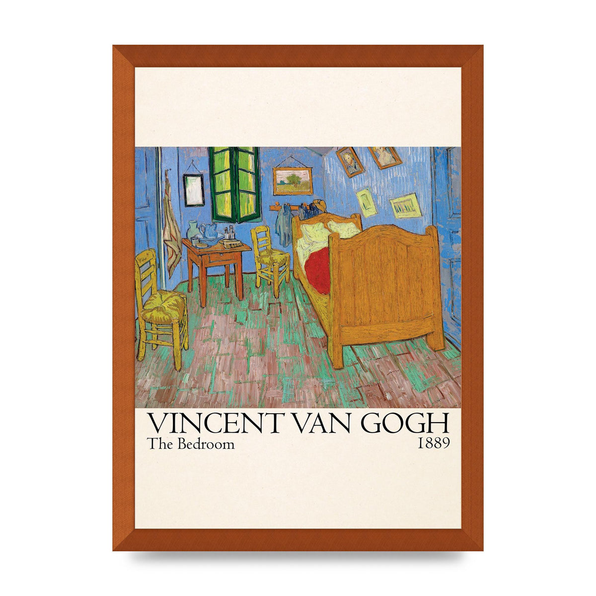 Vincent Van Gogh The Bedroom 1889 Art For The Home - A3 framed