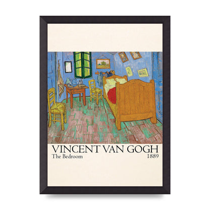 Vincent Van Gogh The Bedroom 1889 Art For The Home - A3 framed