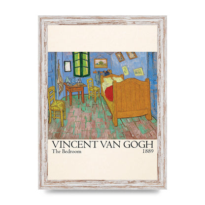 Vincent Van Gogh The Bedroom 1889 Art For The Home - A4 framed