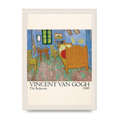 Vincent Van Gogh The Bedroom 1889 Art For The Home - A4 framed