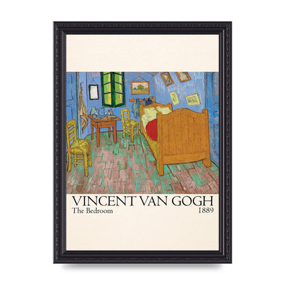Vincent Van Gogh The Bedroom 1889 Art For The Home - A4 framed