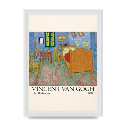 Vincent Van Gogh The Bedroom 1889 Art For The Home - A4 framed