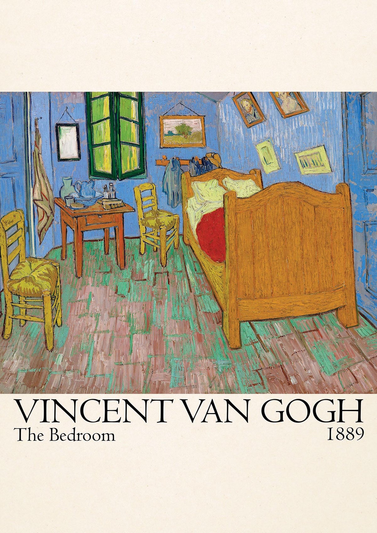 Vincent Van Gogh The Bedroom 1889 Art For The Home - detail