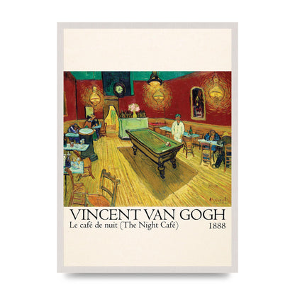 Vincent Van Gogh Le Cafe De Nuit The Night Cafe 1888 Art For The Home - A2 framed