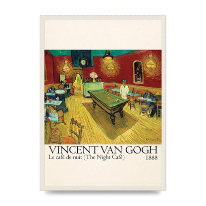 Vincent Van Gogh Le Cafe De Nuit The Night Cafe 1888 Art For The Home - A2 framed