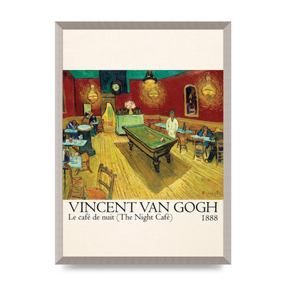 Vincent Van Gogh Le Cafe De Nuit The Night Cafe 1888 Art For The Home - A2 framed