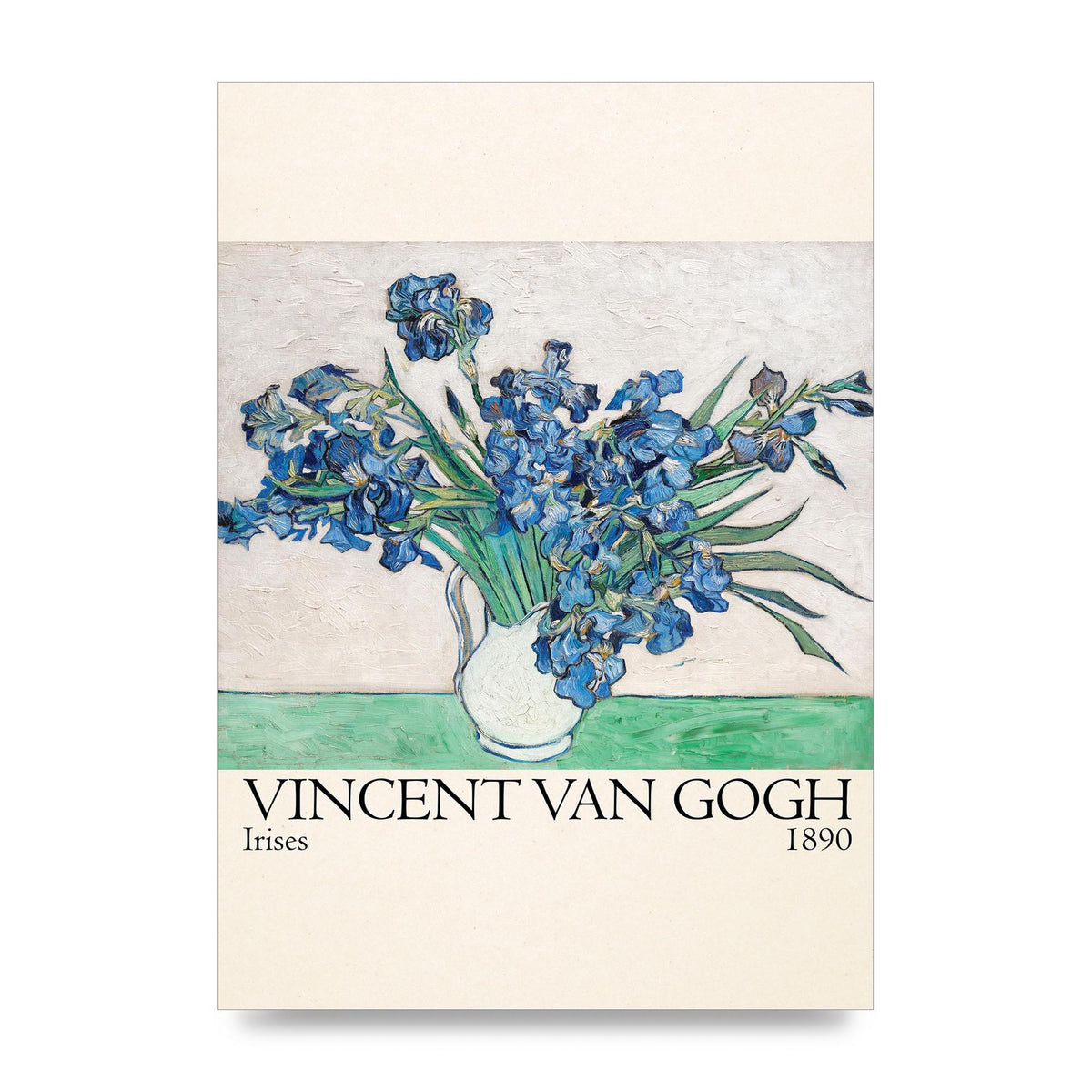 Vincent Van Gogh Irises 1890 Printed Poster - unframed print